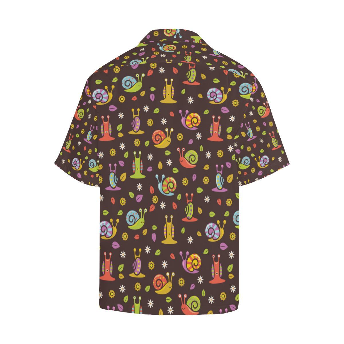 Snail Pattern Print Design Hawaiian Shirt