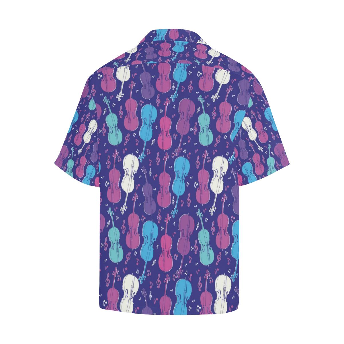 Cello Pattern Print Design Hawaiian Shirt