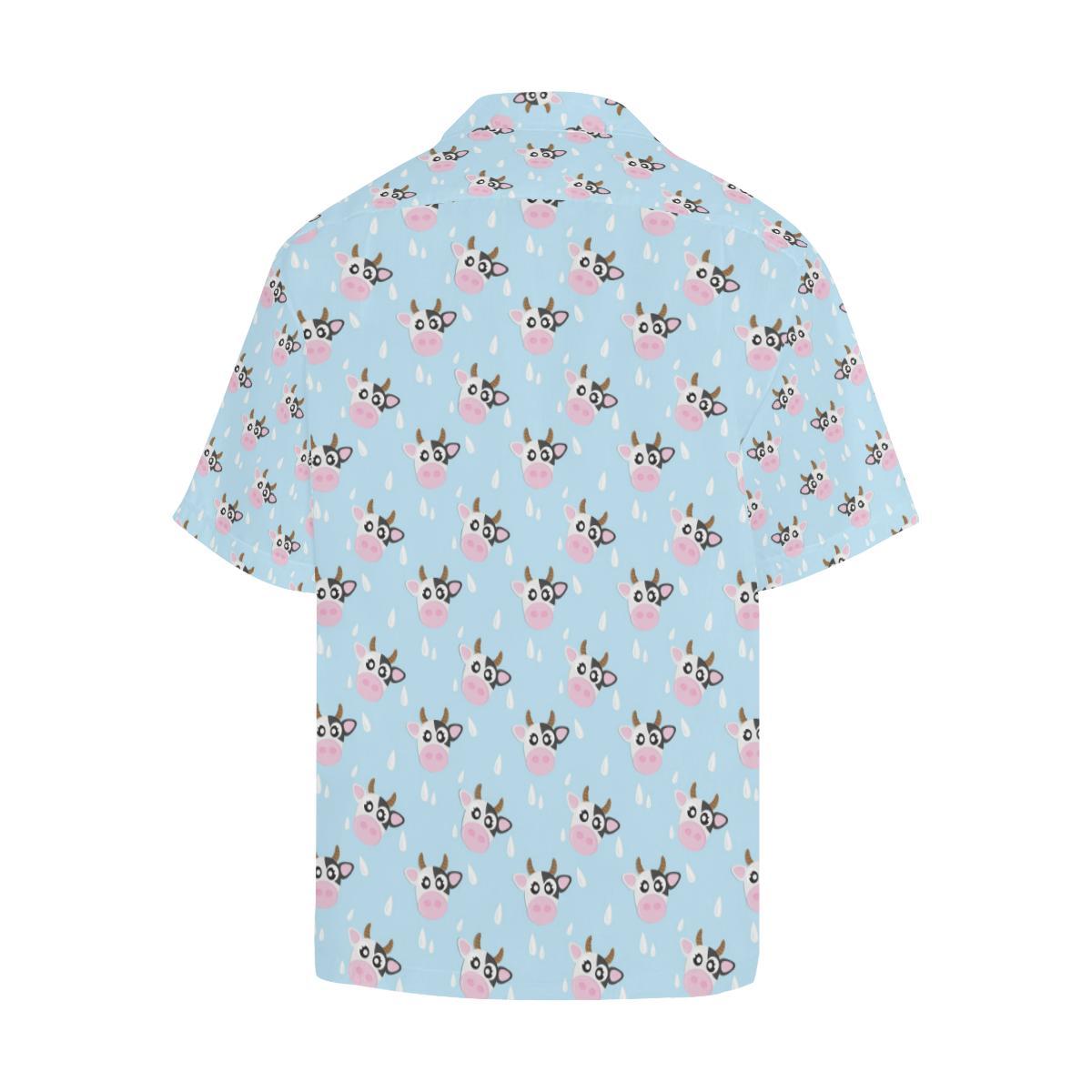 Cow Pattern Print Design Hawaiian Shirt