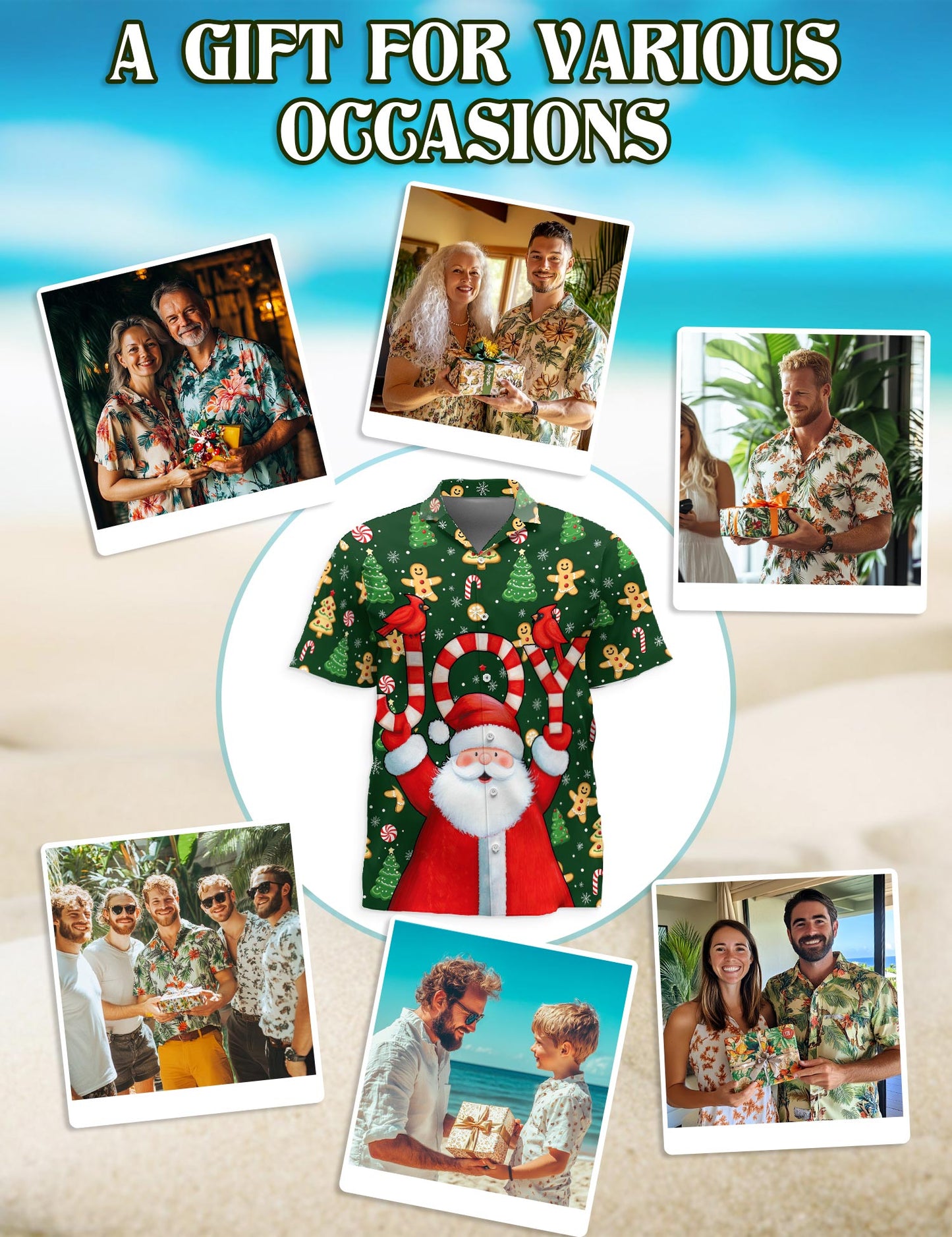 Cat Doodle Hawaiian Shirt for Men, Button Down Aloha Shirt - Azhawaiian