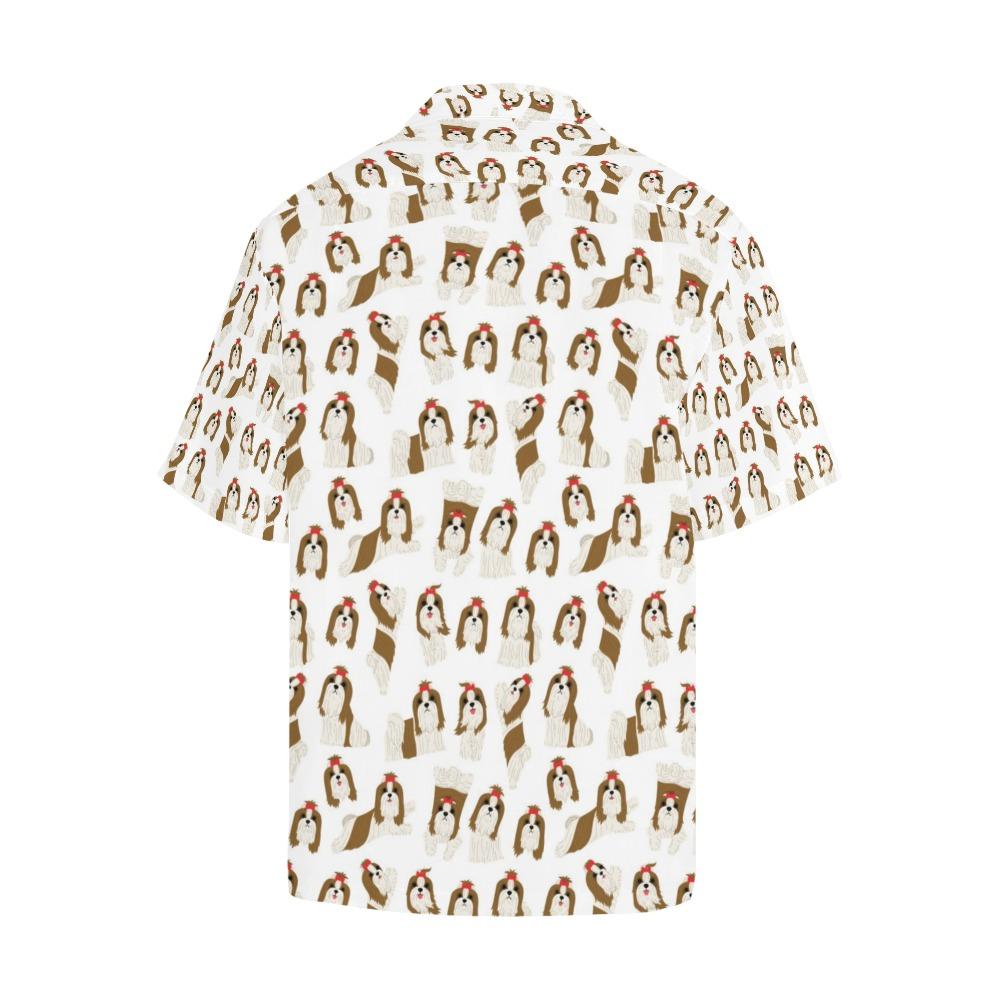 Shih Tzu Print Design Hawaiian Shirt