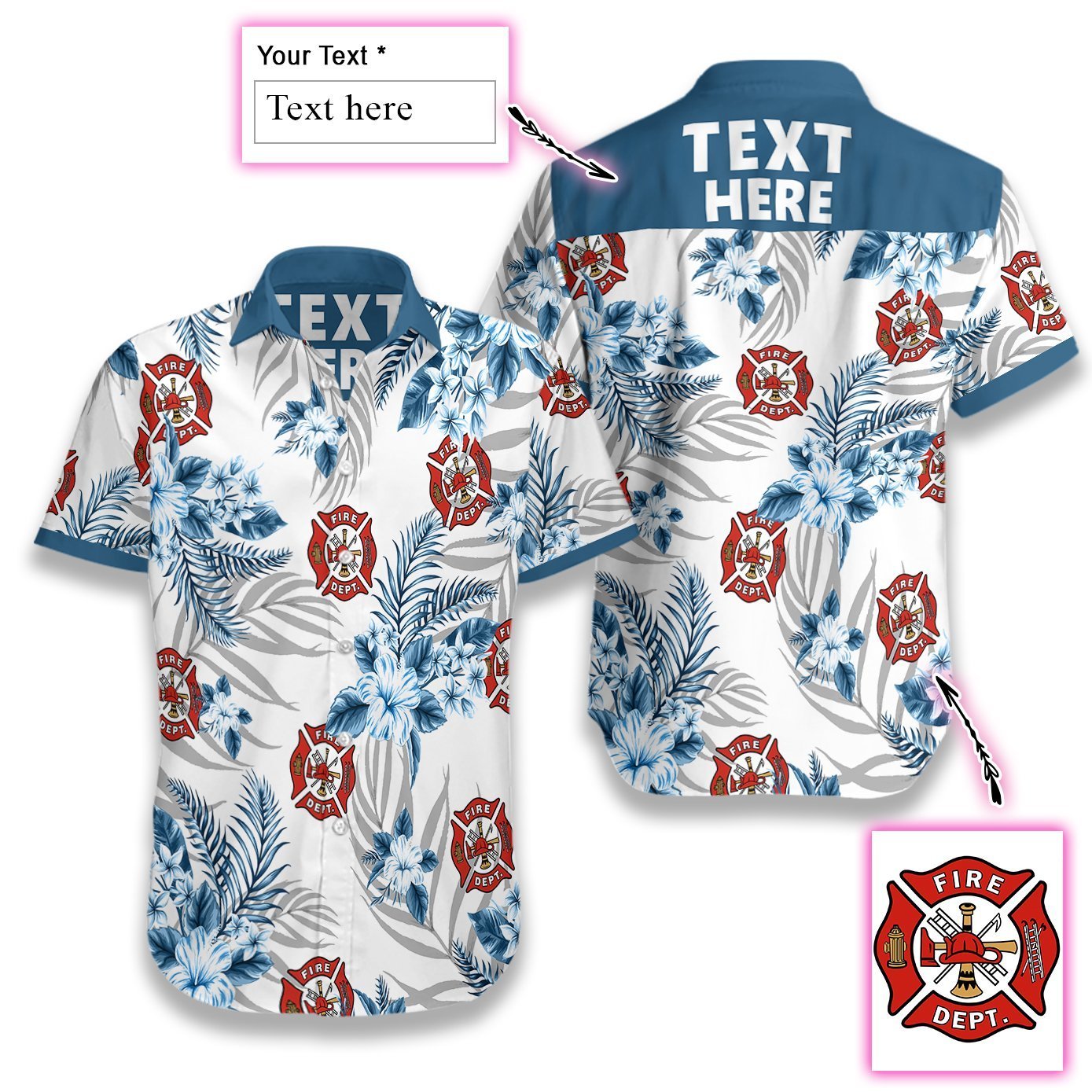 Ice Custom Hawaiian Shirt