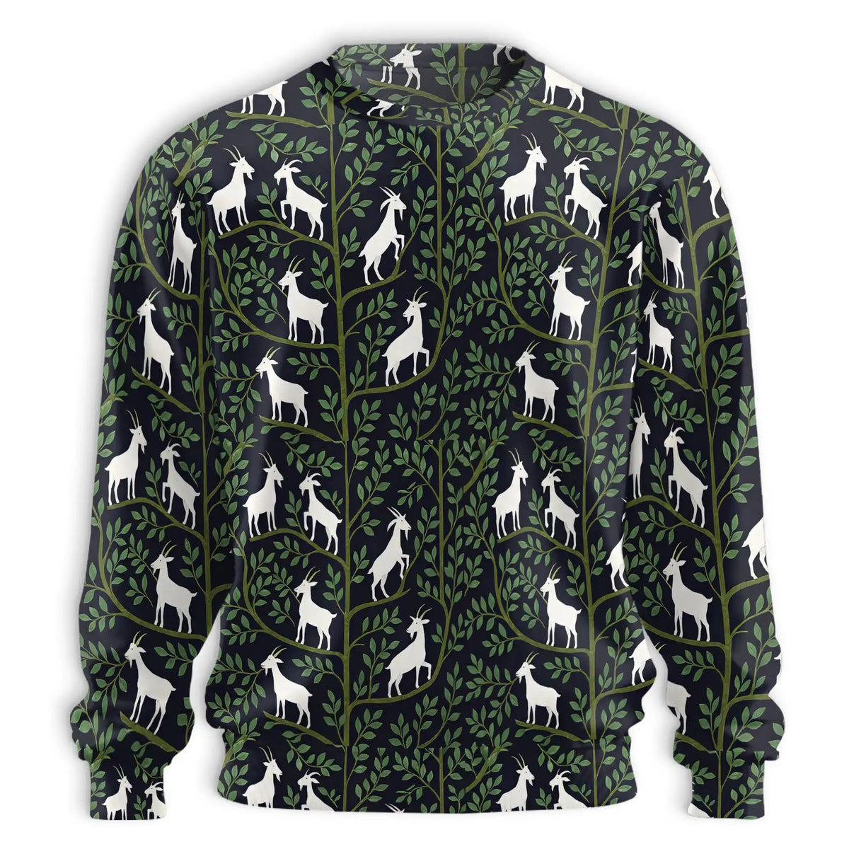 Goat Pattern Sweatshirt – Vintage 3D All Over Print Design