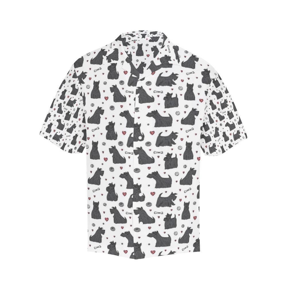 Scottish Terriers Print Design Hawaiian Shirt