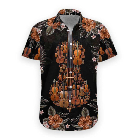  3D Cello Hawaii Shirt