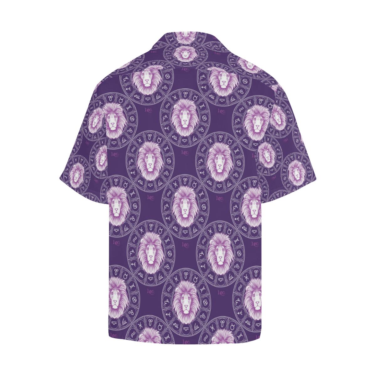 Leo Pattern Print Design Hawaiian Shirt