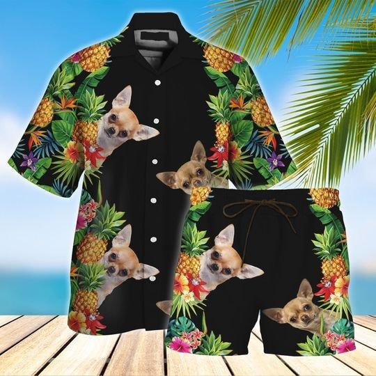 Chihuahua Hawaiian Shirt Set | Unisex | HS1083