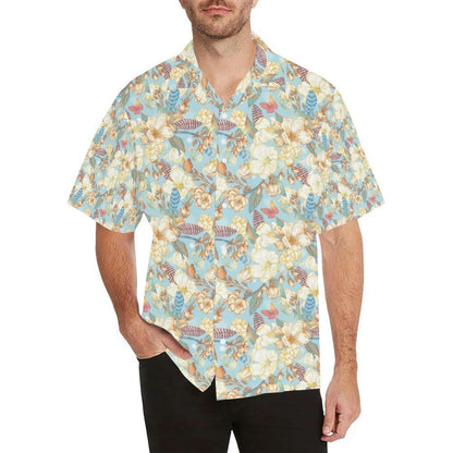 Summer Floral Print Design Hawaiian Shirt