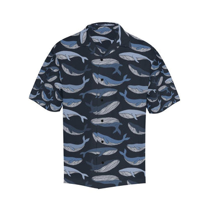 Whale Print Design Hawaiian Shirt