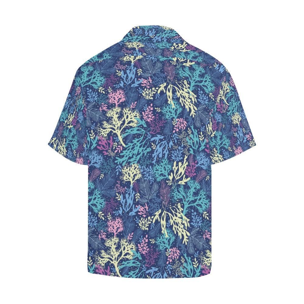 Seaweed Print Design Hawaiian Shirt