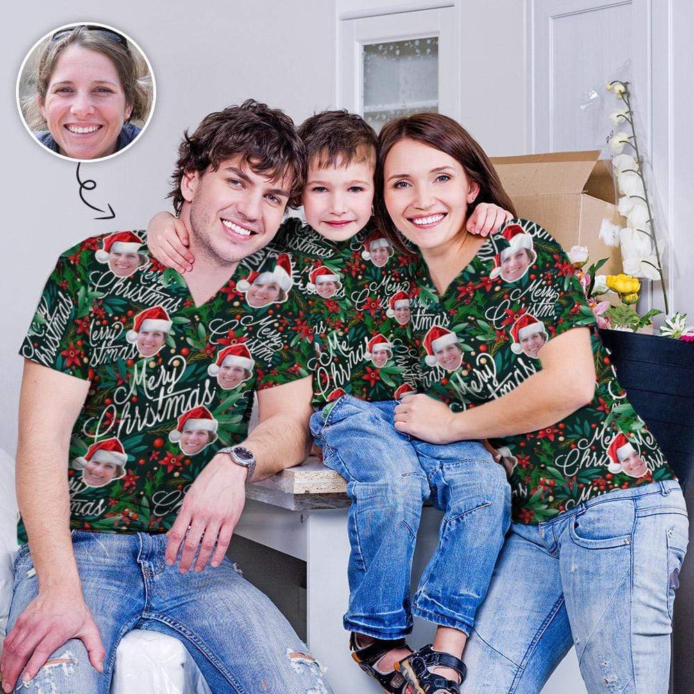 Custom Face Hawaiian Shirts Face Christmas Unisex & Teenage Hawaiian Shirt