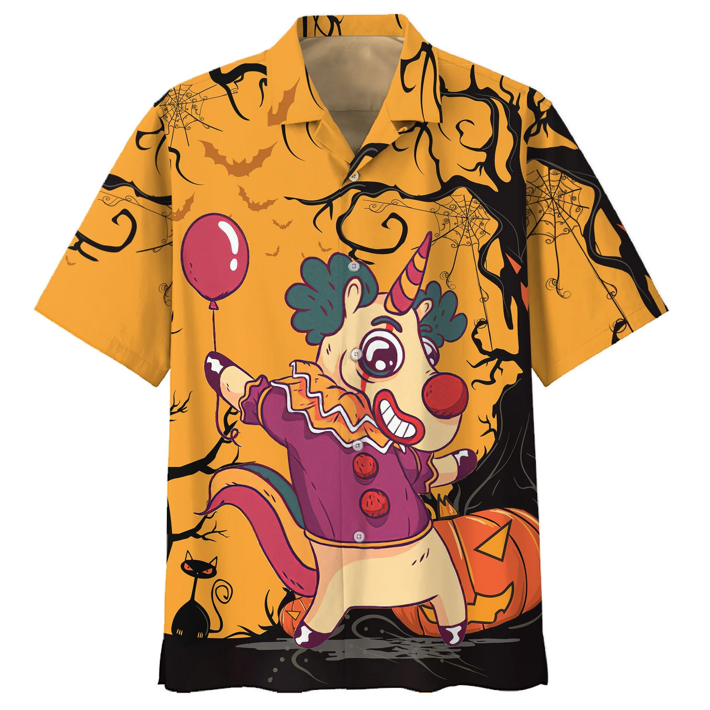 Funny Clown Halloween Hawaiian Shirt | For Men & Women | Adult | HW9311