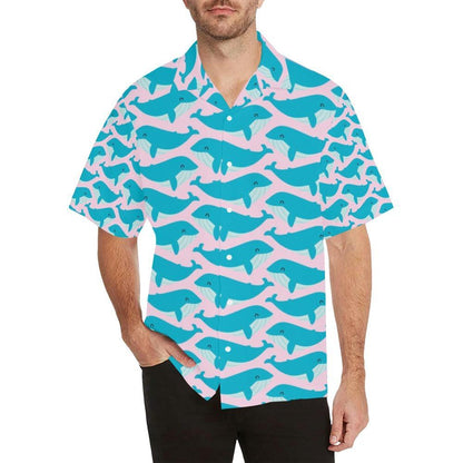 Whale Print Design Hawaiian Shirt