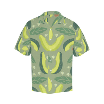 Avocado Pattern Mens All Over Print Hawaiian Shirt