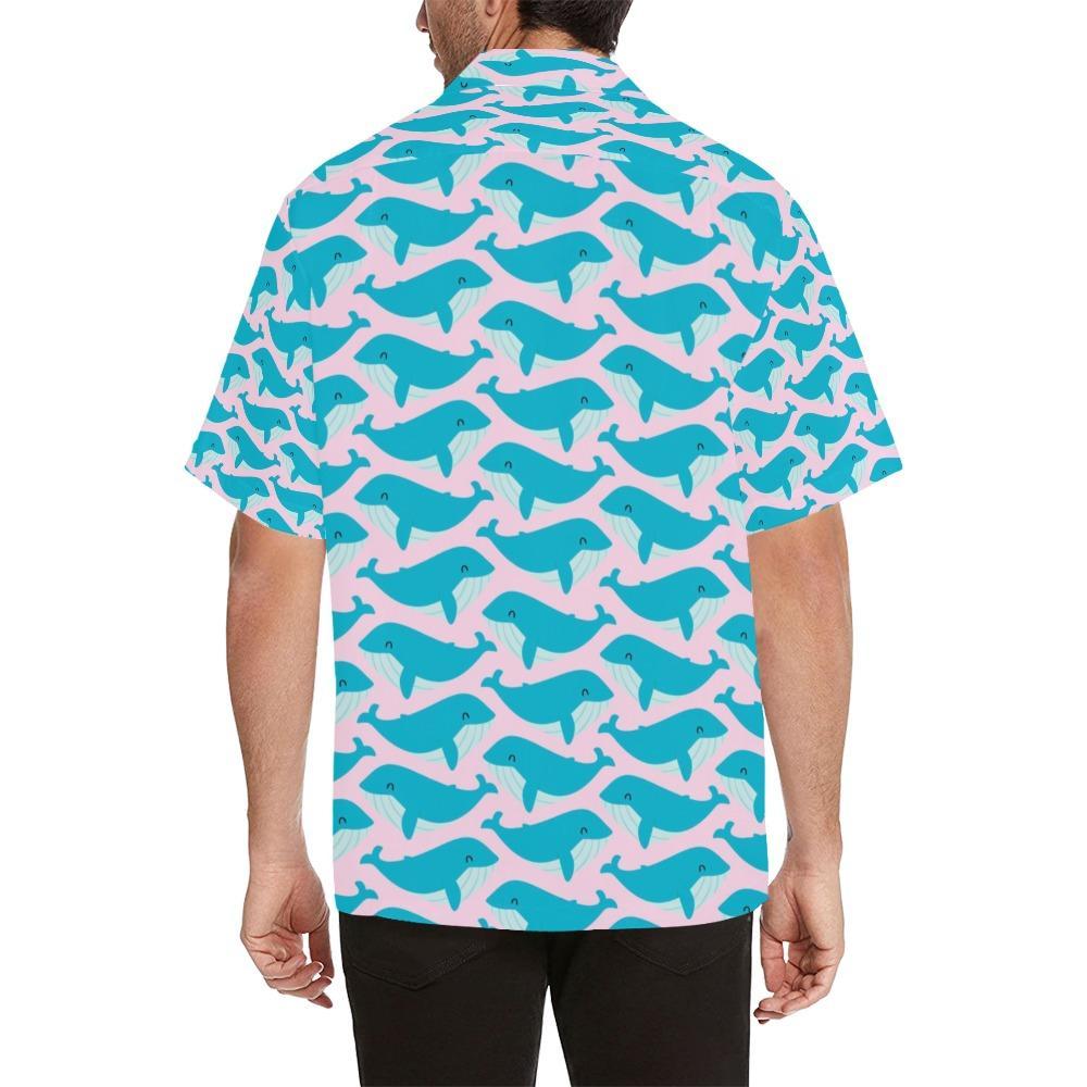 Whale Print Design Hawaiian Shirt