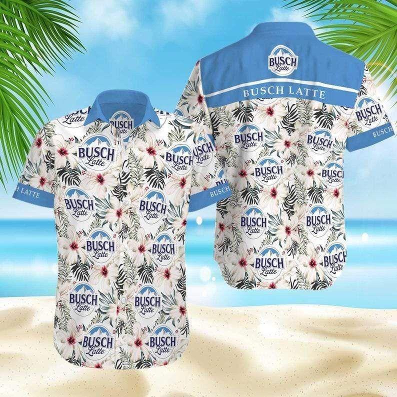 Busch Latte Hawaiian Shirt