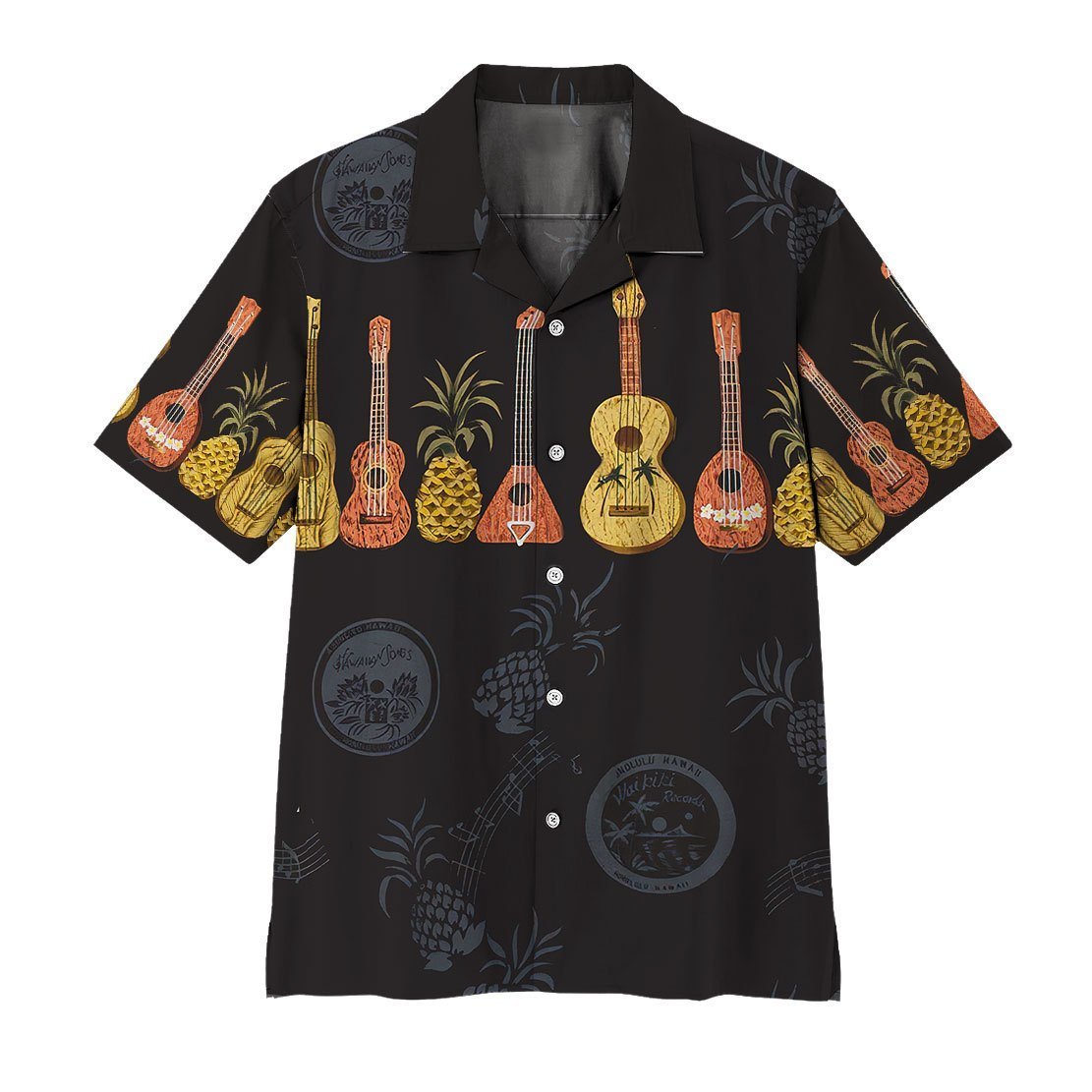  3D Ukulele Hawaii Shirt