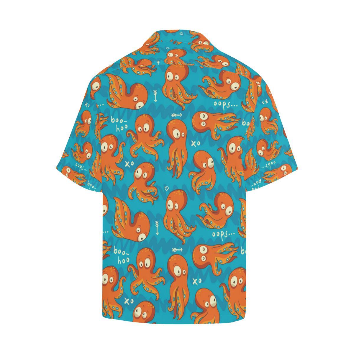 Octopus Pattern Print Design A Hawaiian Shirt