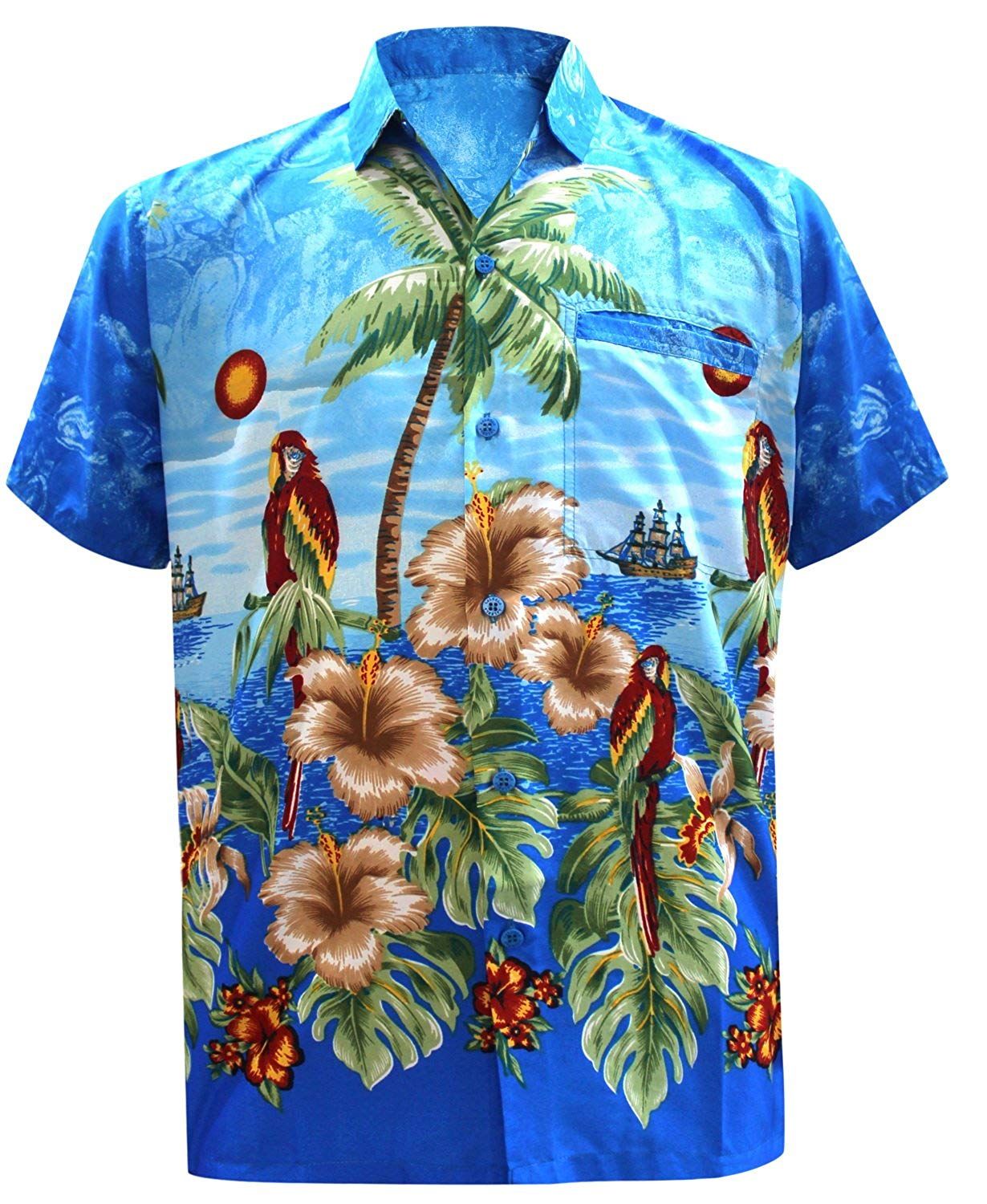 Floral Blue Nice Design Hawaiian Shirt Dhc18061454