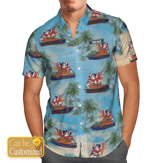 British Lifeboat Service Li Personalized Blue Amazing Design Unisex Hawaiian Shirt For Men And Women Dhc17063384