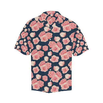 Rose Pattern Print Design A Hawaiian Shirt