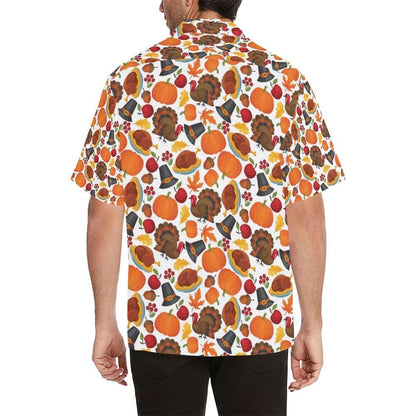 Thanksgiving Print Design Hawaiian Shirt