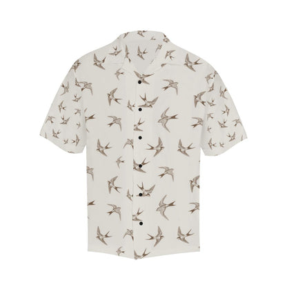 Swallow Bird Pattern Print Design Hawaiian Shirt