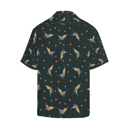 Cockatiel Pattern Print Design Hawaiian Shirt