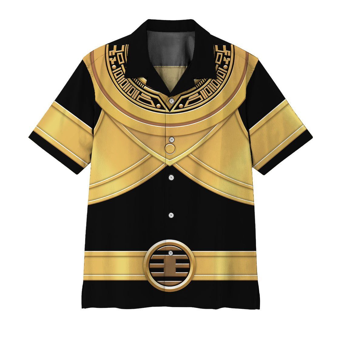  3D Power Ranger Zeo Gold Hawaii Shirt