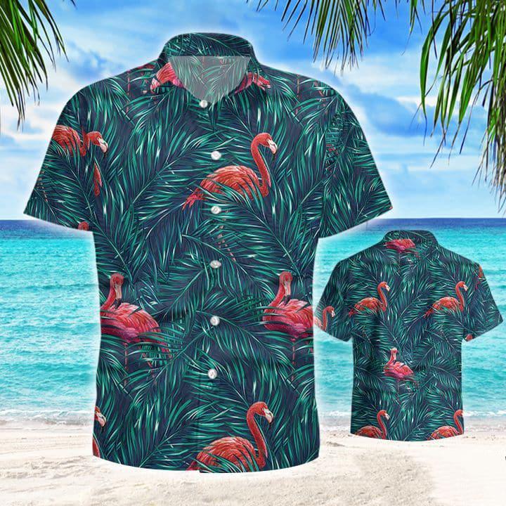 Flamingo Tropical Aloha Hawaiian Shirts #050321L