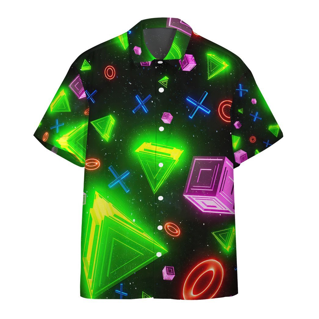    3D Play Station Custom Hawaii Shirt