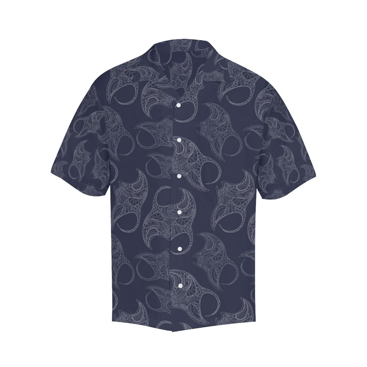 Manta Ray Pattern Print Design Hawaiian Shirt