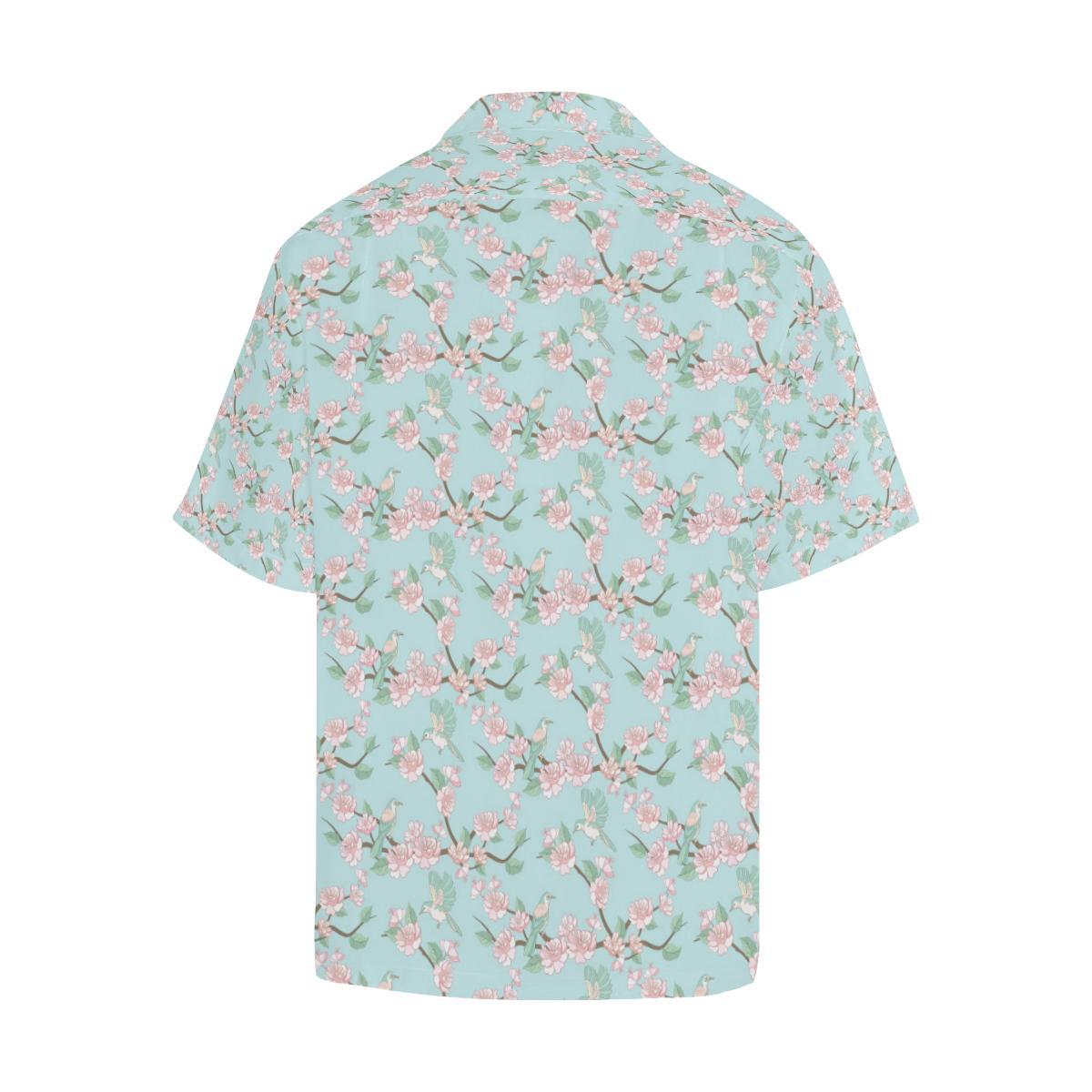 Cherry Blossom Pattern Print Design Hawaiian Shirt