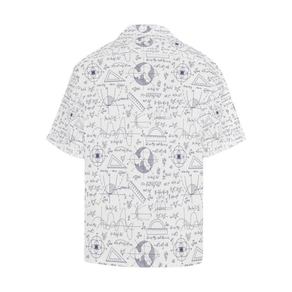 Math Pattern Print Design 03 Mens All Over Hawaiian Shirt