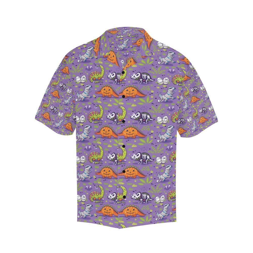 Zombie Dinosaur Print Design Hawaiian Shirt