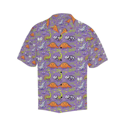 Zombie Dinosaur Print Design Hawaiian Shirt