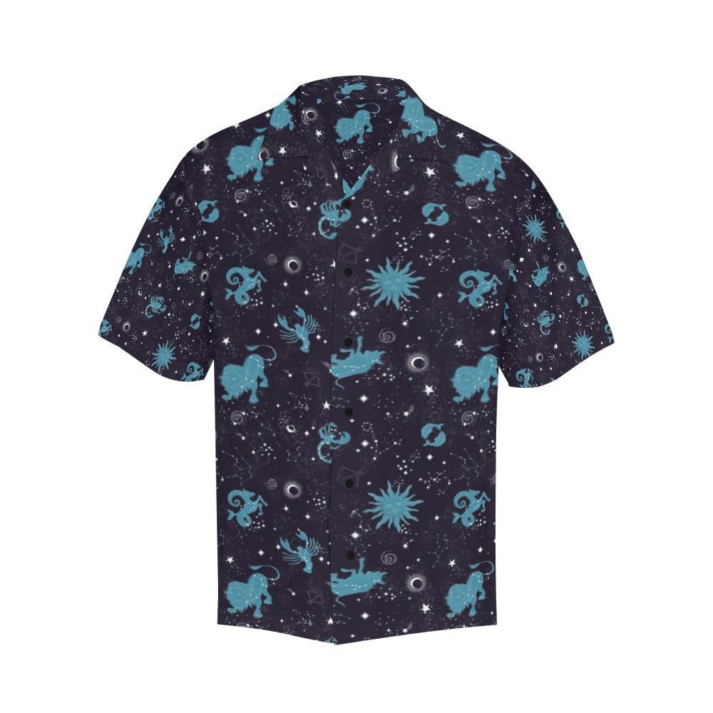 Zodiac Print Design Hawaiian Shirt