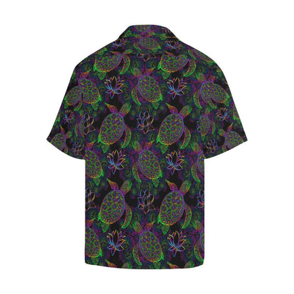 Sea Turtle Pattern Mens All Over Print Hawaiian Shirt