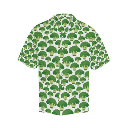 Broccoli Pattern Background Mens All Over Print Hawaiian Shirt