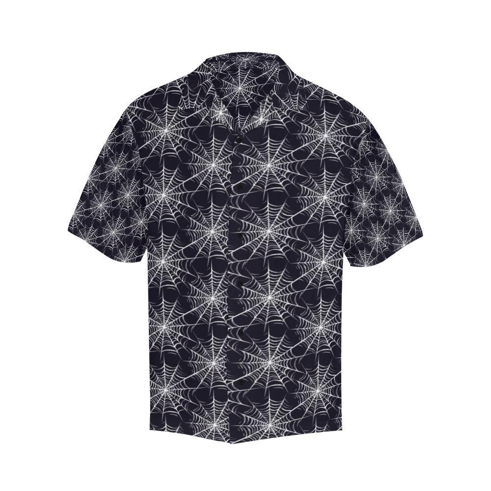 Spider Web Print Design Hawaiian Shirt