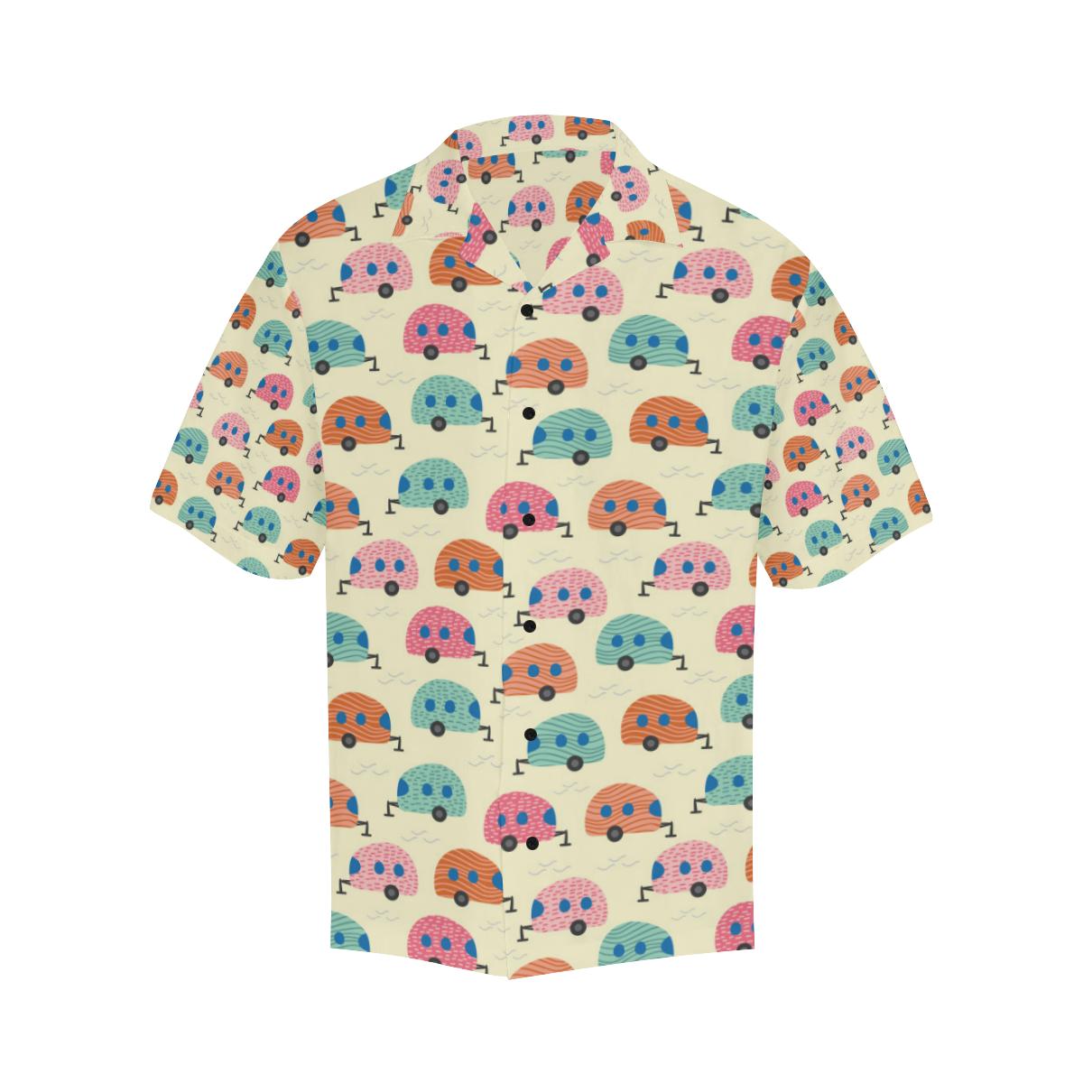 Camper Pattern Print Design Hawaiian Shirt
