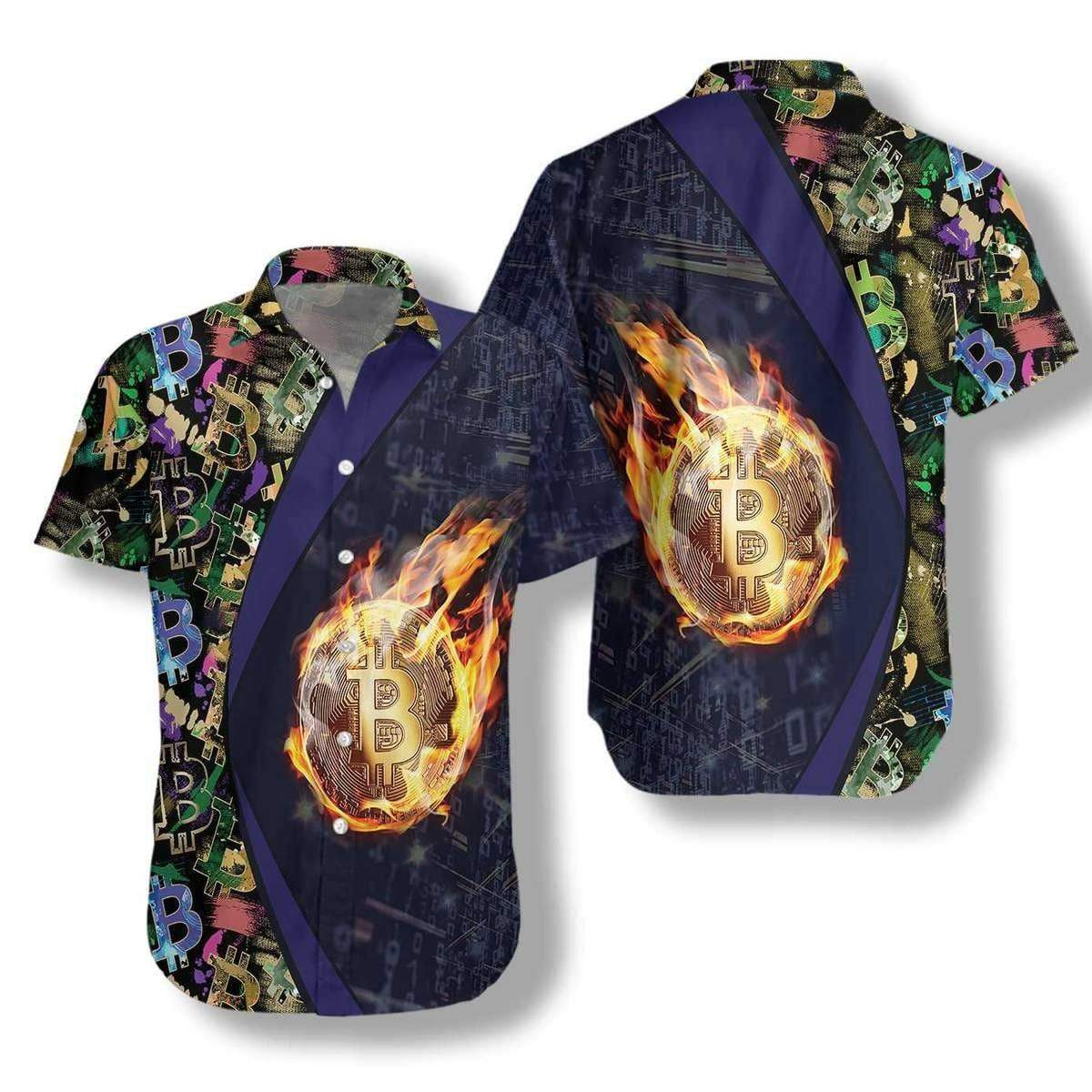 Hawaiian Aloha Shirts Bitcoin Block Chain