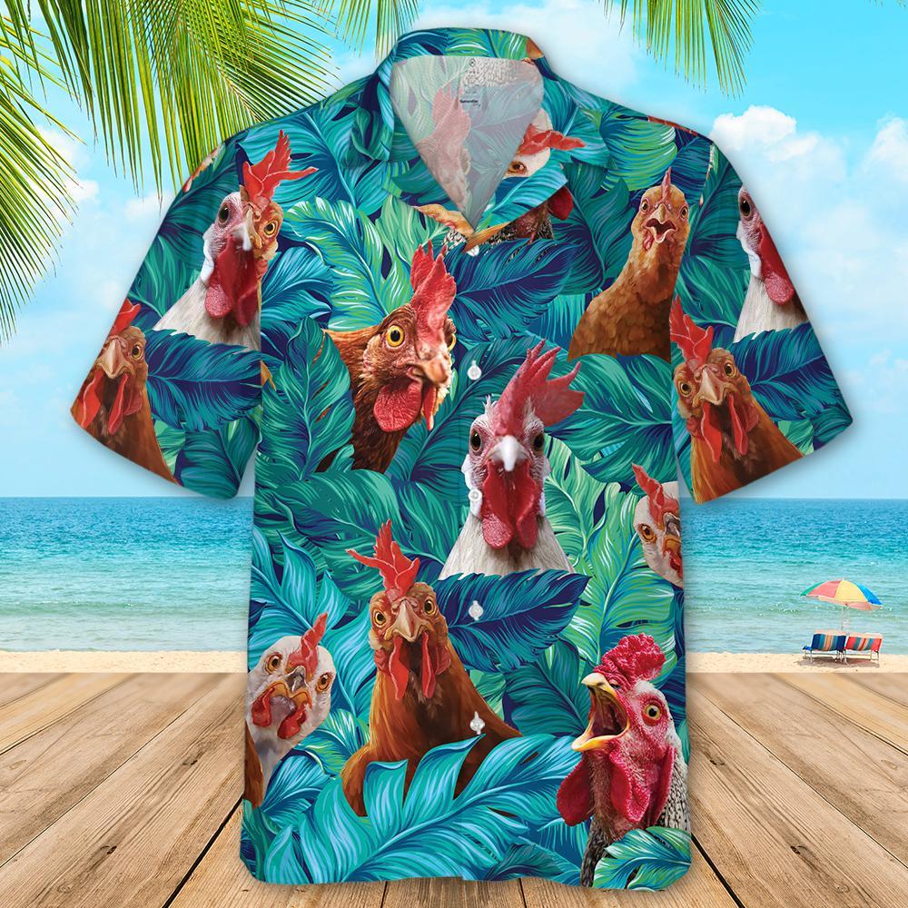 Funny Chicken Beach Shirt