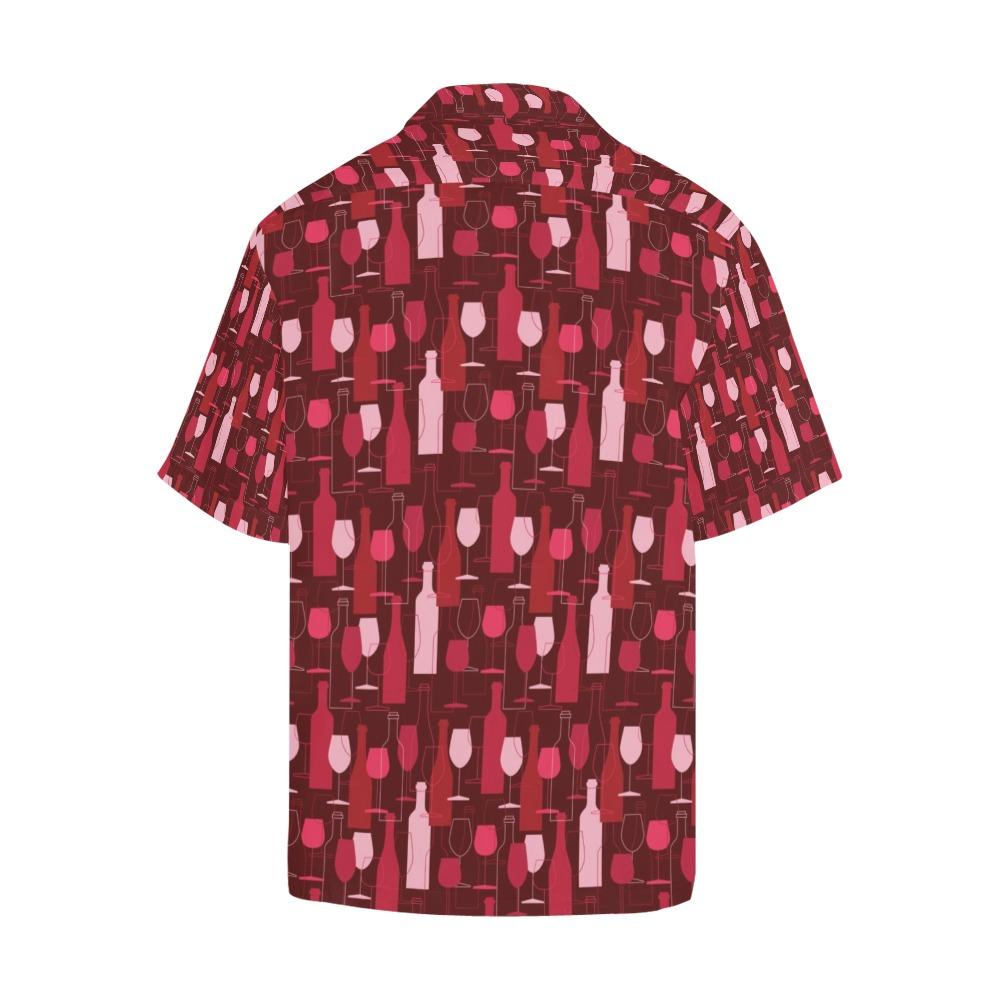 Wine Print Design Hawaiian Shirt