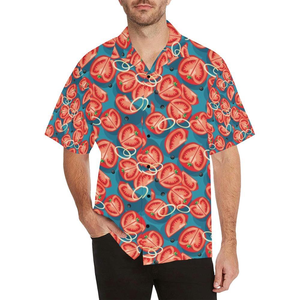 Tomato Print Design Hawaiian Shirt