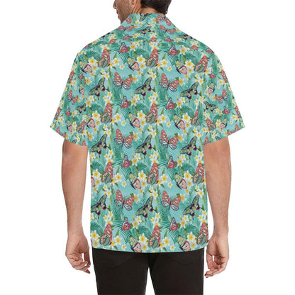 Butterfly Pattern Print Design Hawaiian Shirt