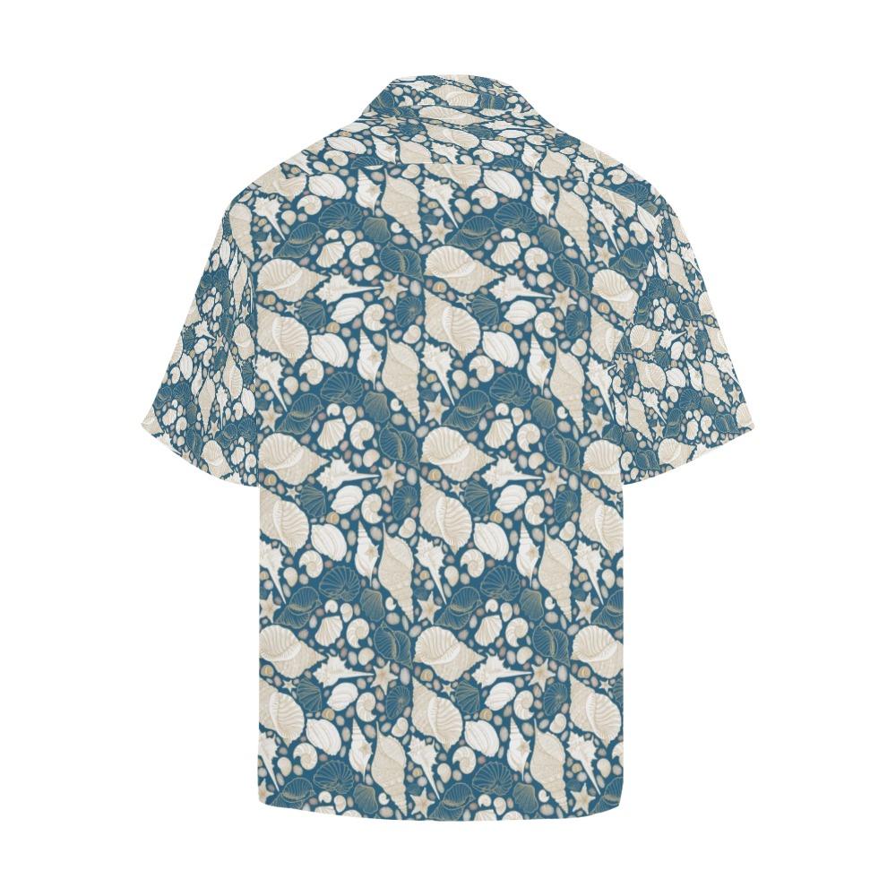 Seashell Print Design Hawaiian Shirt