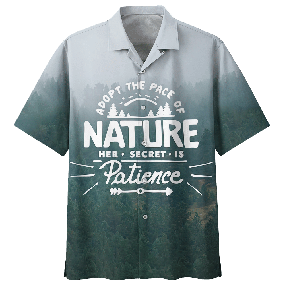 Camping  Blue Nice Design Unisex Hawaiian Shirt 