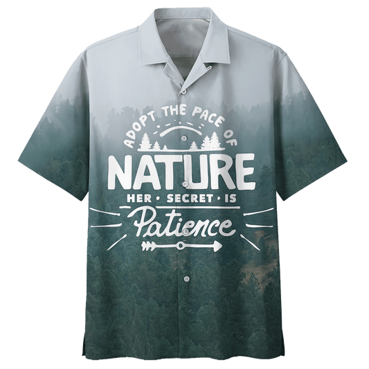 Camping  Blue Nice Design Unisex Hawaiian Shirt 