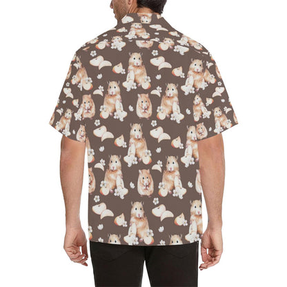Hamster Pattern Print Design Hawaiian Shirt